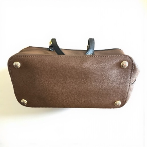 Michael Kors Black and Brown Tote - Picture 3 of 8
